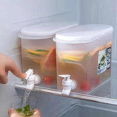 Large Capacity Iced Beverage Tub With Faucet 3.5L for Household & Travel