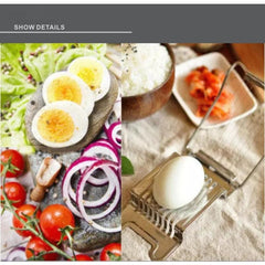Egg Slicer Egg Cutter Stainless Steel Kitchen Tool