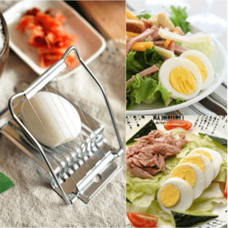 Egg Slicer Egg Cutter Stainless Steel Kitchen Tool