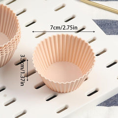 12pcs Silicone Baking Cups Non Toxic BPA Dishwasher Safe