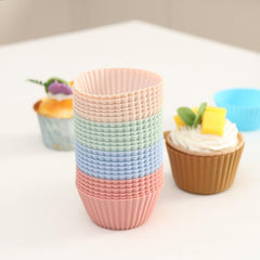 12pcs Silicone Baking Cups Non Toxic BPA Dishwasher Safe
