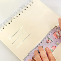 4pcs Cartoon Straight Ruler Pack Creative Scale For Students Stationery