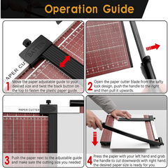 A4 Paper Cutter Guillotine Paper Trimmer 30 48 Cm Cut Length Heavy Duty