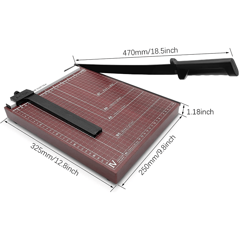 A4 Paper Cutter Guillotine Paper Trimmer 30 48 Cm Cut Length Heavy Duty