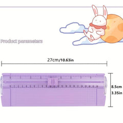 Mini A5 Paper Cutter - Girls Dream Planet - Office Supplies