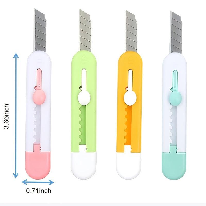 Mini Retractable Utility Knife for Cutting Paper Cardboard