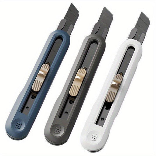 Heavy Duty Box Cutter Retractable Utility Razor for Warehouse Office