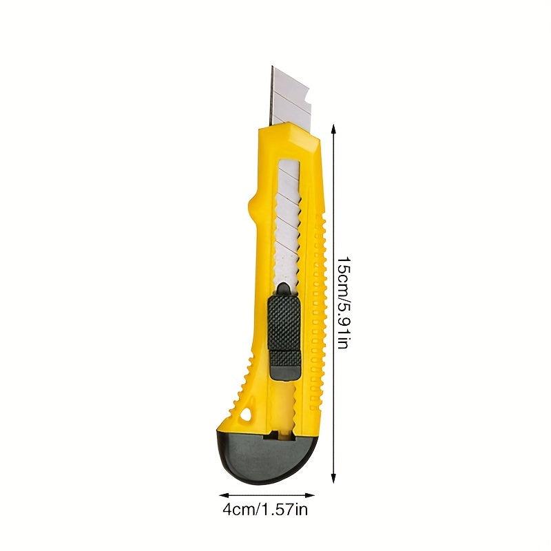 3 Piece Yellow Utility Knife Set