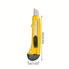 3 Piece Yellow Utility Knife Set