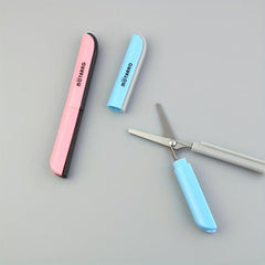 Portable Pen Style Safe Scissor Mini Folding Paper Cutting