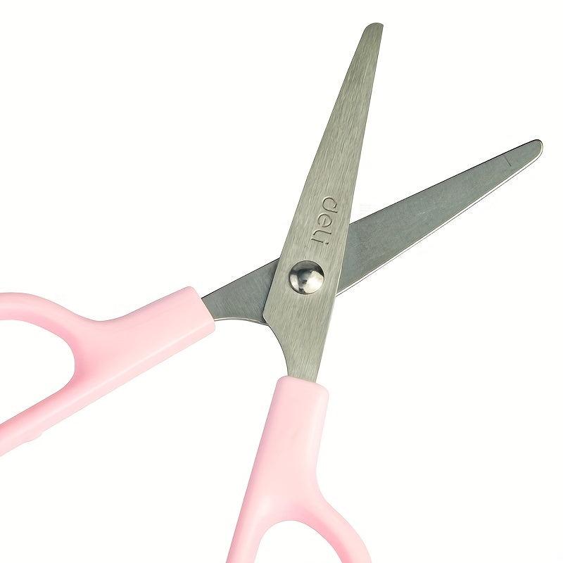 Student Scissors Stainless Steel Protective Scissors with Paper Cutting Function