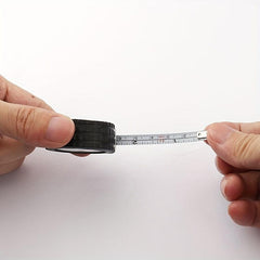 Compact 1M Steel Tape Keychain for Tire Measurement