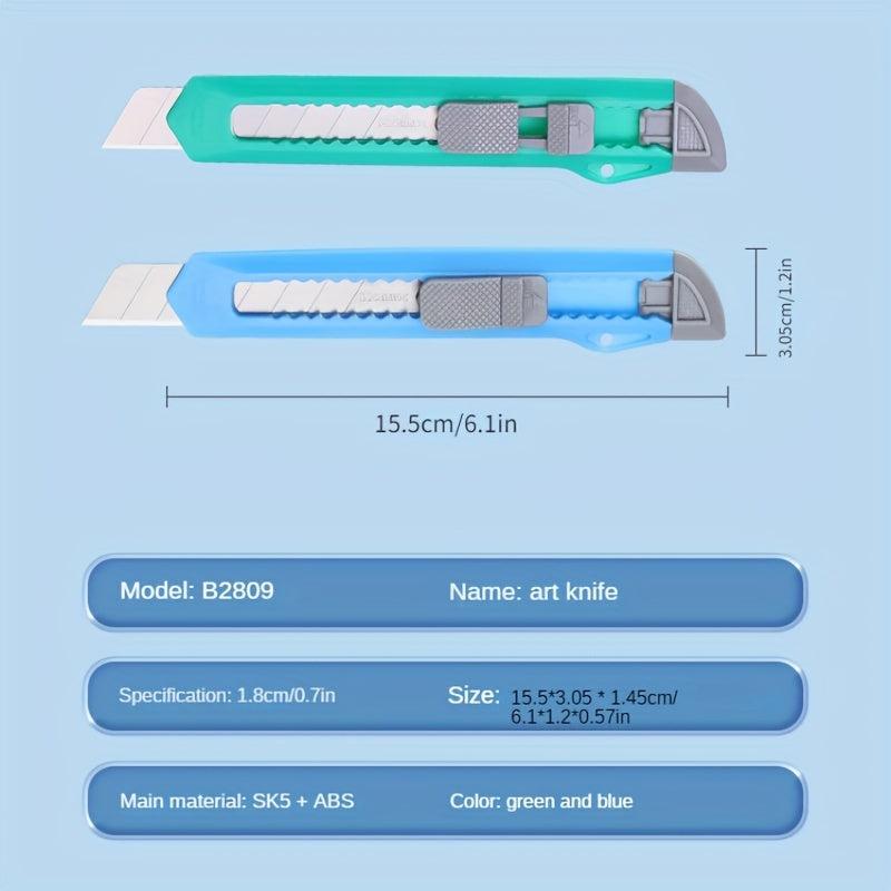 1pc Manual Locking Blade Utility Knife for Office and Home DIY
