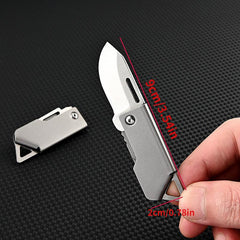 Stainless Steel Self Defense Folding Keyknife