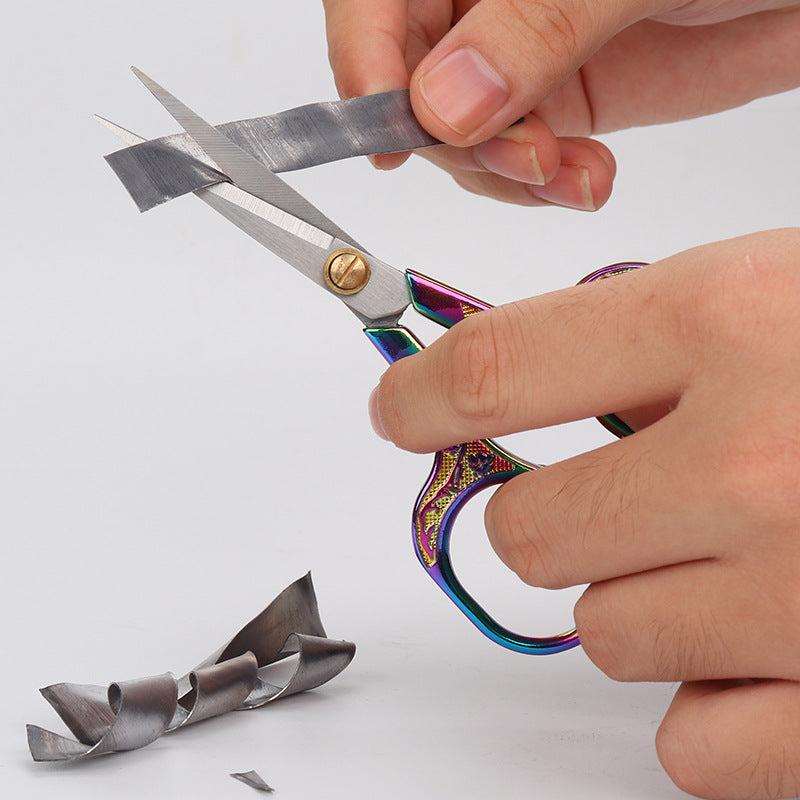 Vintage Stainless Steel Scissors for Paper Embroidery