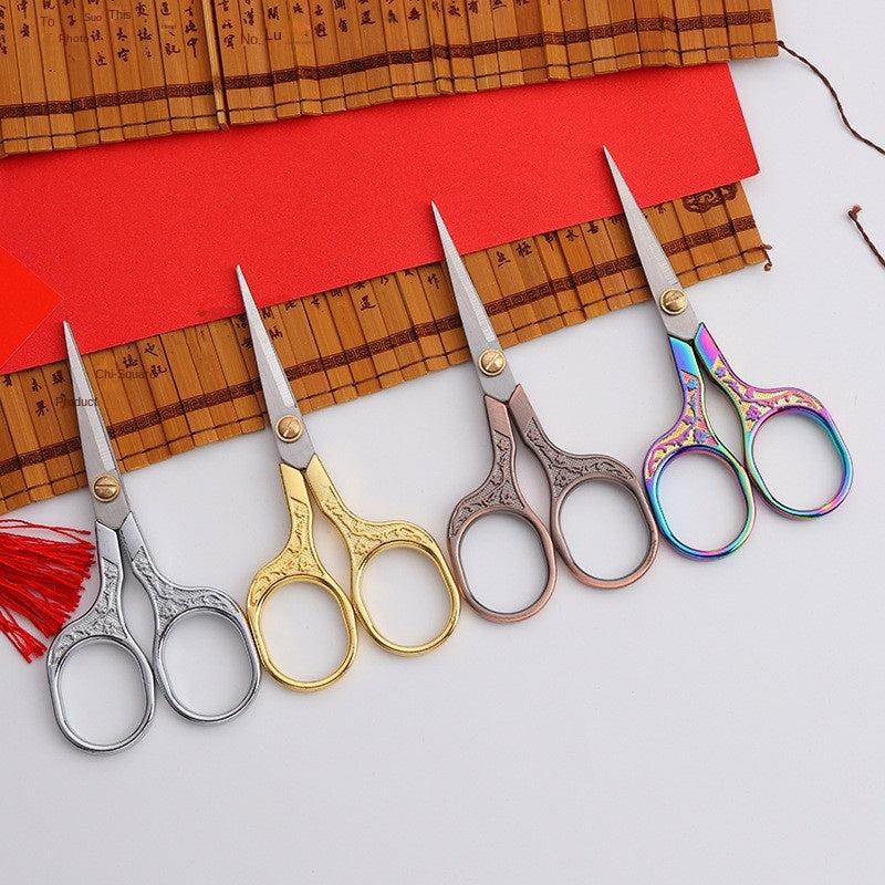 Vintage Stainless Steel Scissors for Paper Embroidery