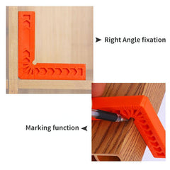4 inch Plastic Square With Carved Right Angle Block Angle Ruler