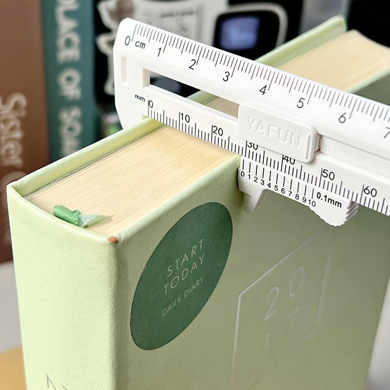 1pc Transparent Multifunctional Caliper Industrial Precision Measuring Rule