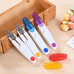 1pc U shaped Thread Scissors Small Stainless Steel Scissors