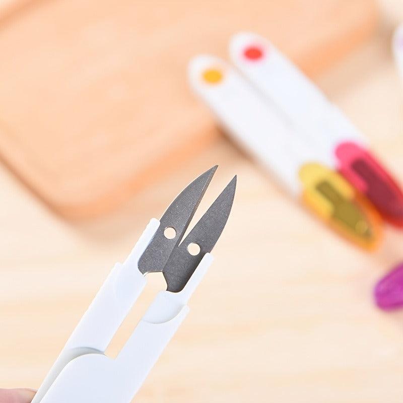 1pc U shaped Thread Scissors Small Stainless Steel Scissors
