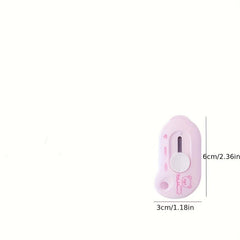Mini Retractable Utility Box Cutter Letter Opener Pocket