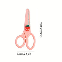1pc Cartoon Children's Safety Scissors Portable Utility Scissors