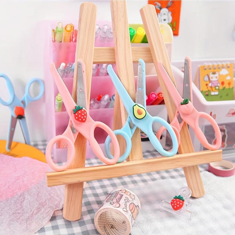 1pc Cartoon Children's Safety Scissors Portable Utility Scissors