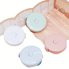 Mini Macaron Measuring Ruler Portable Retractable Bonus Tape Measure