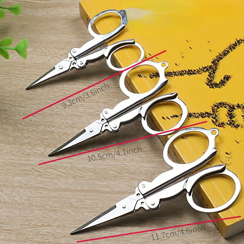 Portable Stainless Steel Foldable Scissors DIY School Supplies