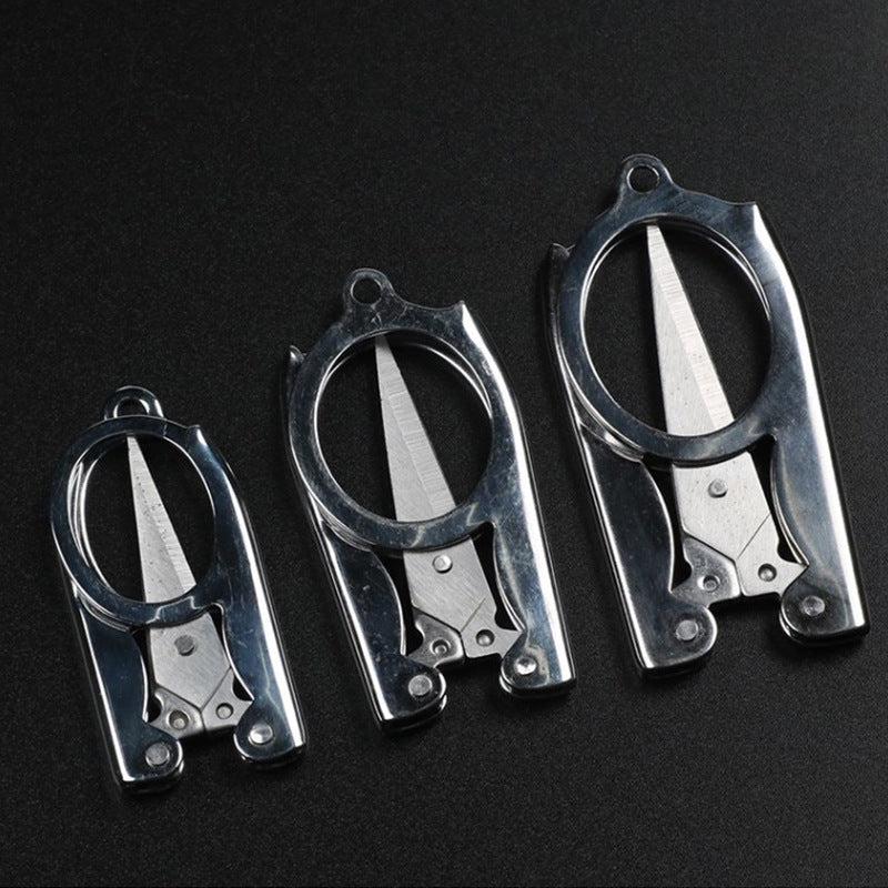 Portable Stainless Steel Foldable Scissors DIY School Supplies