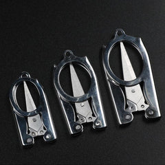Portable Stainless Steel Foldable Scissors DIY School Supplies