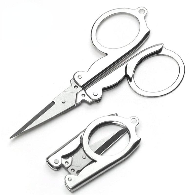 Portable Stainless Steel Foldable Scissors DIY School Supplies