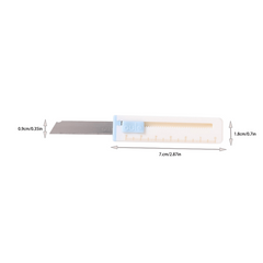 Mini Portable Utility Ruler - Student Office Paper Cutting Hand