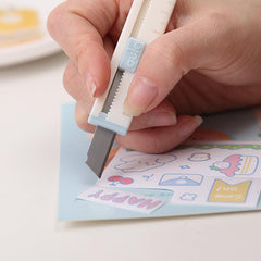 Mini Portable Utility Ruler - Student Office Paper Cutting Hand
