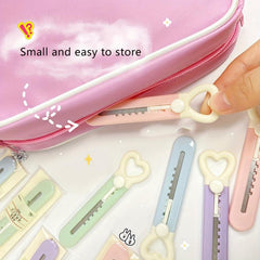 Mini Art Cartoon Paper Cutting Tool Portable Small Office Unpacking Cutter