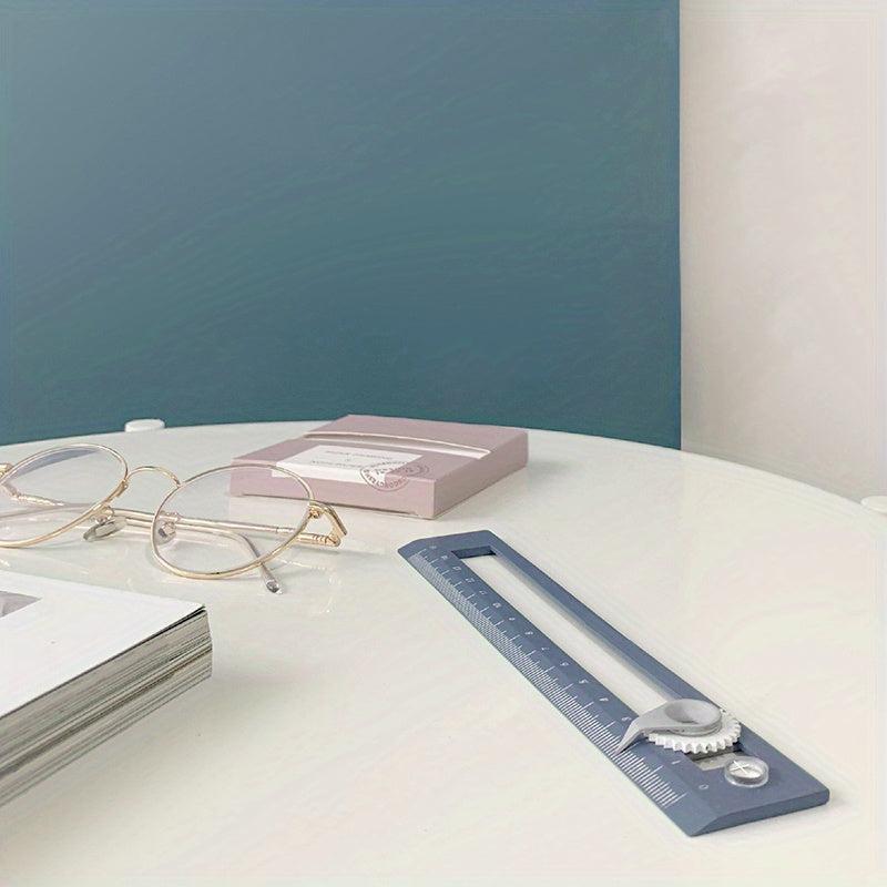 6 Inch Pocket Ruler Multifunctional Creative Ruler For School Office Student