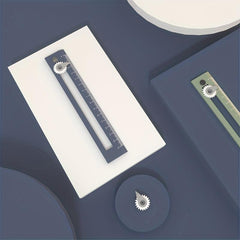 6 Inch Pocket Ruler Multifunctional Creative Ruler For School Office Student