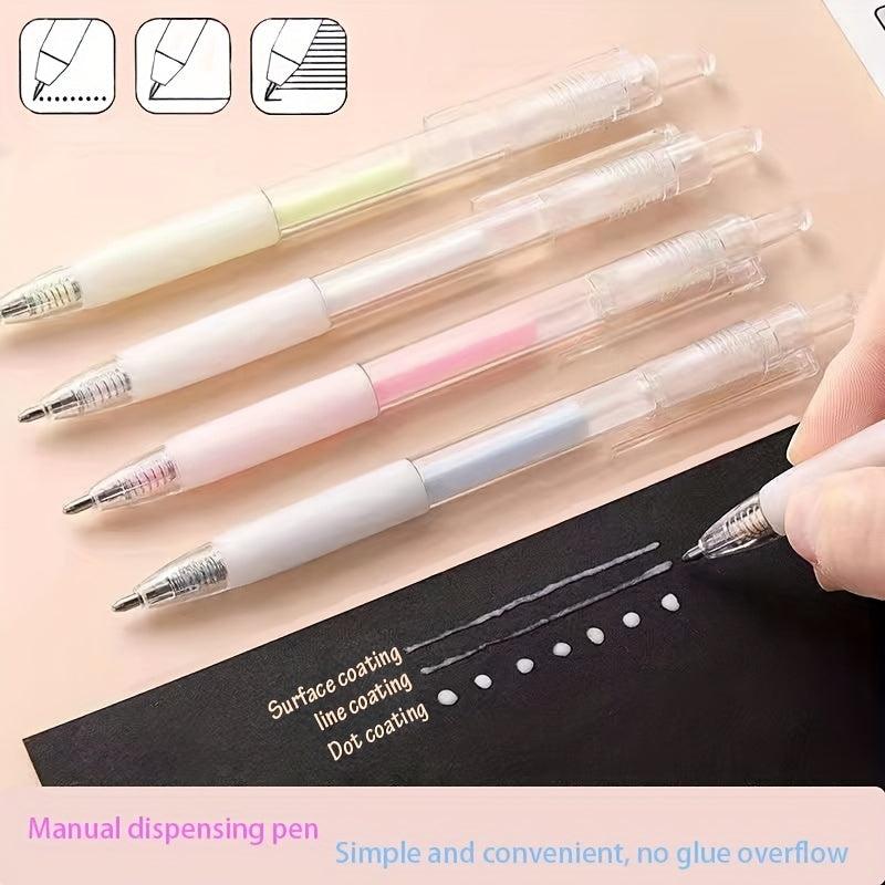 Pack Of 4 Fine Tools Pen Set Easy To Carry Press Type Pen