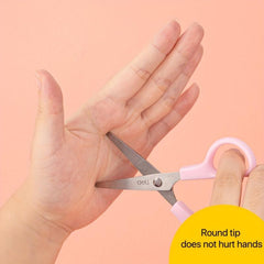 2pcs Stationery Scissors For Students Safe DIY Small Scissors