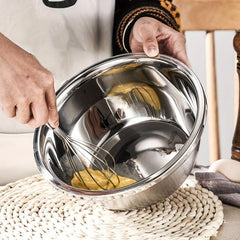 Stainless Steel Mixing Bowl for Washing Fruits and Vegetables