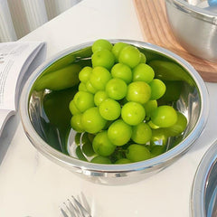 Stainless Steel Mixing Bowl for Washing Fruits and Vegetables