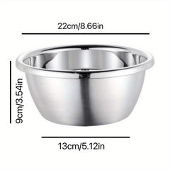 Stainless Steel Mixing Bowl for Washing Fruits and Vegetables