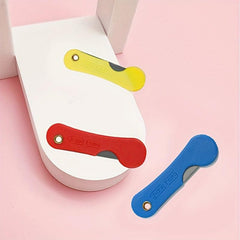 12pcs Colored Mini Folding Pencil Sharpener Box Opening Random