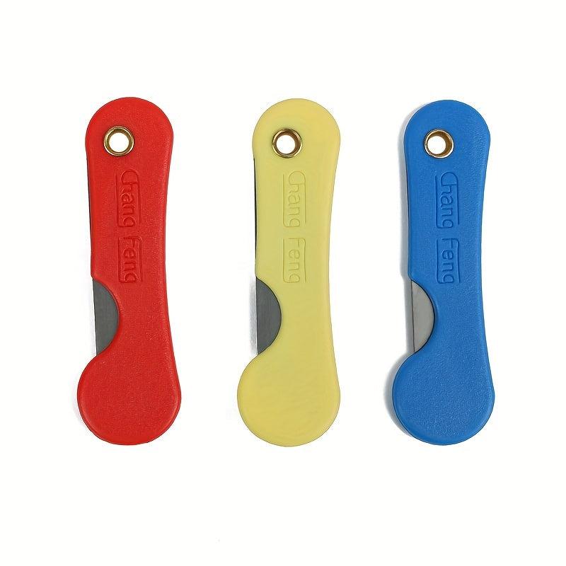 12pcs Colored Mini Folding Pencil Sharpener Box Opening Random