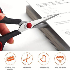 4pcs Stainless Steel Scissors All Purpose Ergonomic Comfort Grip Sharp Scissors
