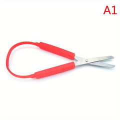 Mini Stainless Steel Loop Scissors DIY Art Craft Paper Cutting