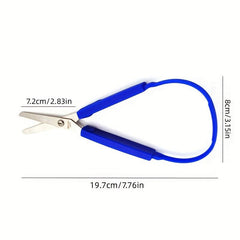 Mini Stainless Steel Loop Scissors DIY Art Craft Paper Cutting