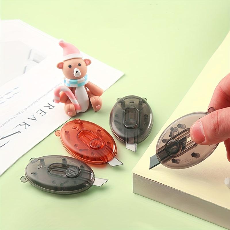 3pcs Little Bear Circular Mini Paper Cutting Tool