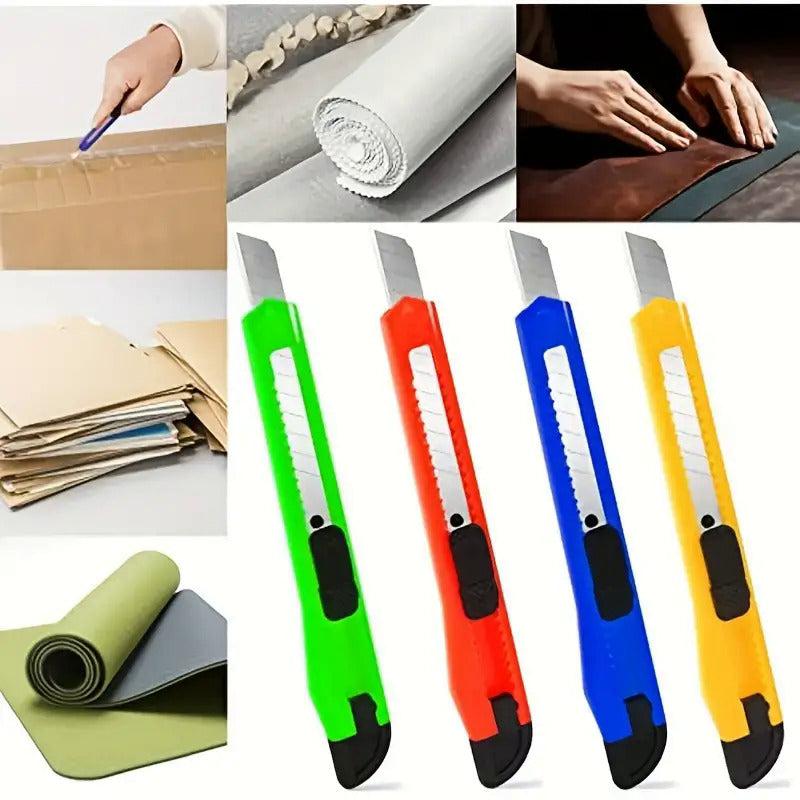 10pcs 9mm Auto Retractable Utility Wallpaper Cutter Tool