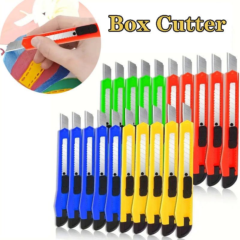10pcs 9mm Auto Retractable Utility Wallpaper Cutter Tool